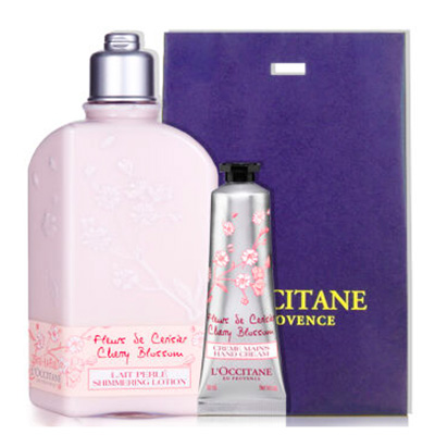 欧舒丹（L'occitane）甜蜜樱花女士身体护肤礼品套装